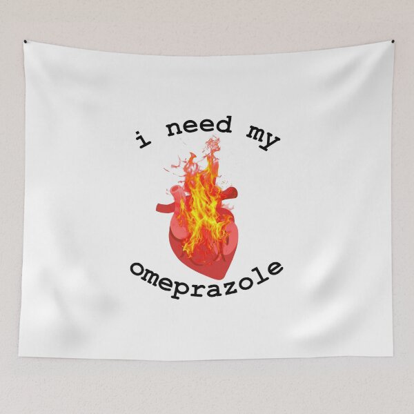 Item preview, I Need My Omeprazole - Black Lettering on White designed and sold by Kiwis-Colors.