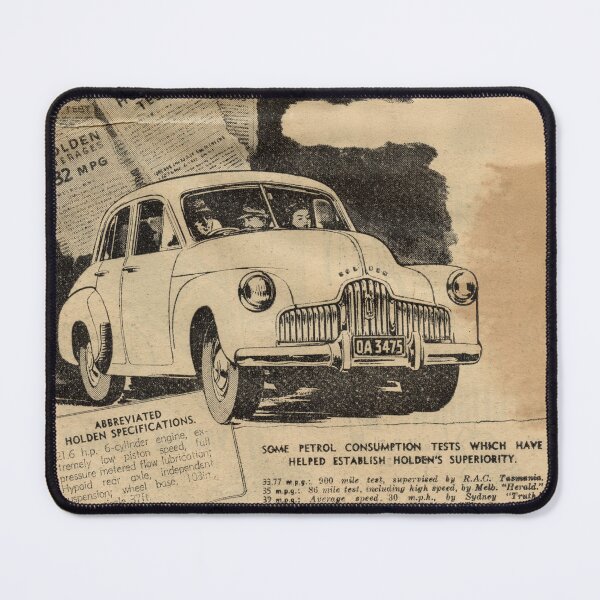 Item preview, 1948 Holden 48-215 FX Vintage Car Advert - Classic Australian Automotive Poster Retro Art designed and sold by taspaul.
