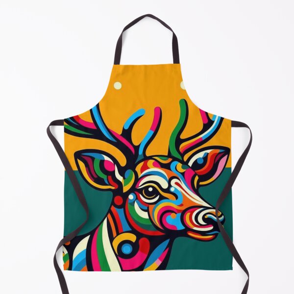 Item preview, colorful deer designed and sold by Dogandesighn.
