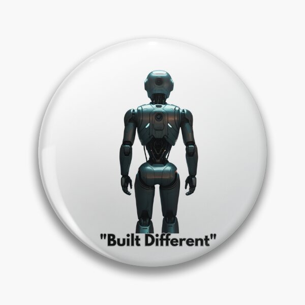 Item preview, Built Different – Futuristic Motivational Design designed and sold by Komikzone.