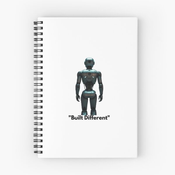 Item preview, Built Different – Futuristic Motivational Design designed and sold by Komikzone.