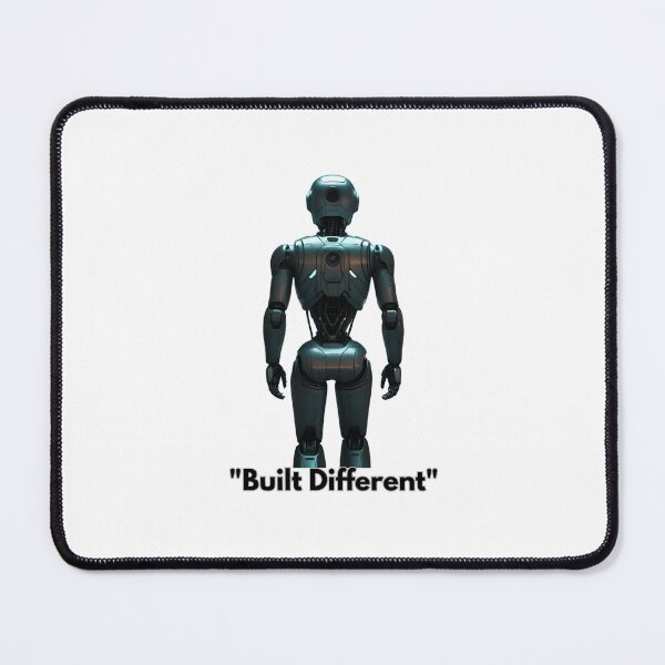 Item preview, Built Different – Futuristic Motivational Design designed and sold by Komikzone.