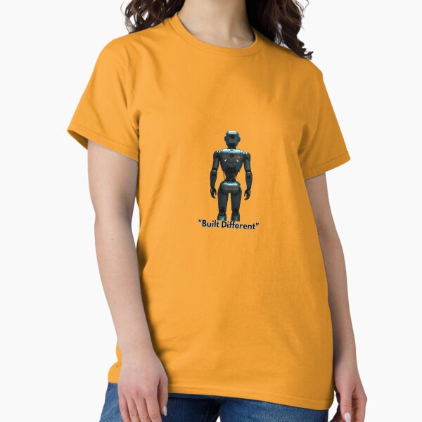 Item preview, Built Different – Futuristic Motivational Design designed and sold by Komikzone.