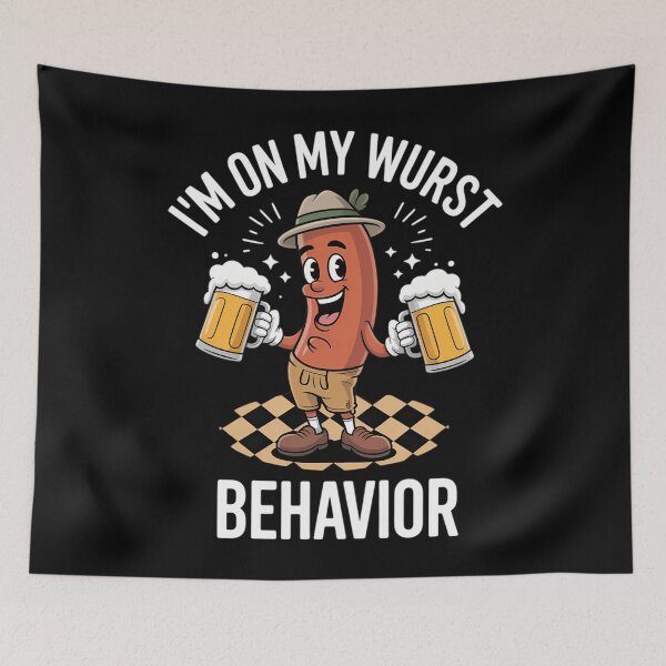 Item preview, Auf meinem Wurstverhalten Wurst Funny Oktoberfest designed and sold by blueyeeti.