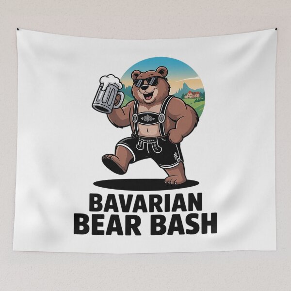 Artikelvorschau, Bayerisches Bärenfest. Bayerische Bärenbierparty entworfen und verkauft von blueyeeti.