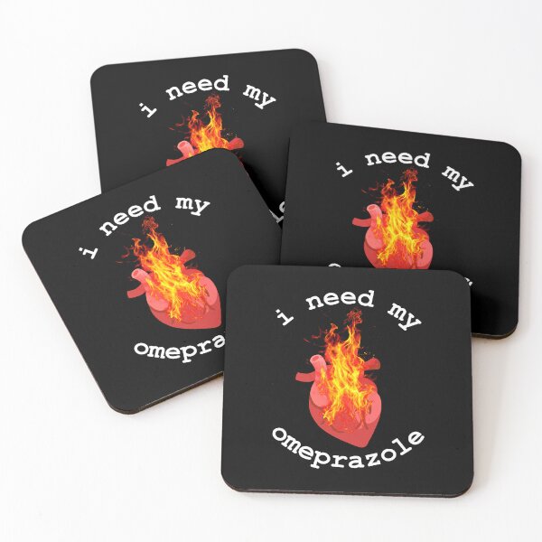 Item preview, I Need My Omeprazole - White Lettering on Black designed and sold by Kiwis-Colors.