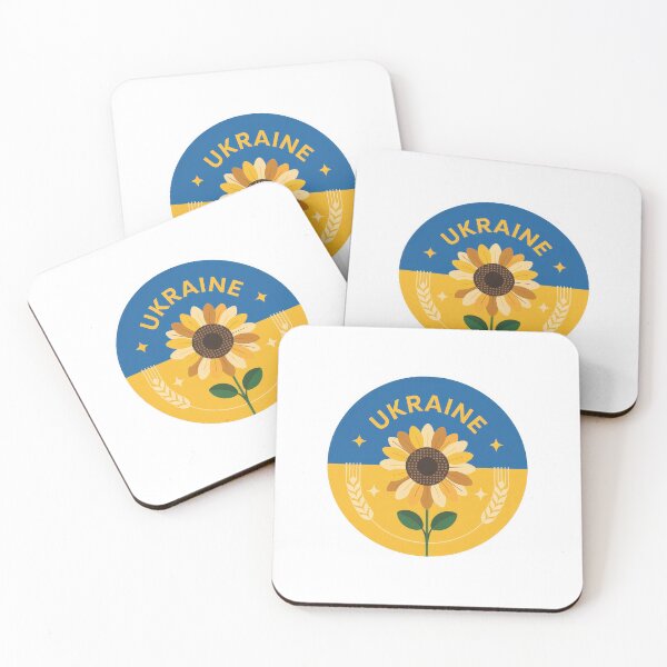 Item preview, Ukraine Sunflower Emblem - Patriotism & Peace designed and sold by RGShirtWorks.