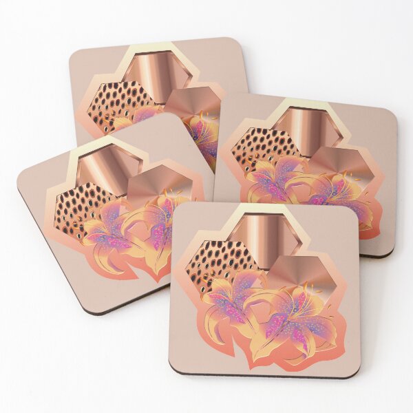 Item preview, COPPER LEOPARD PRINT &LILY. designed and sold by sana90.