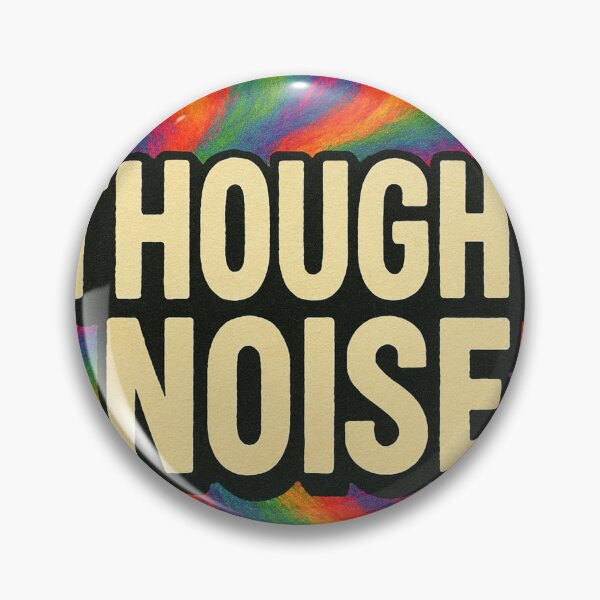 Item preview, THOUGHT NOISE – Vibrant Abstract Poster for Mental Clutter & Inner Distraction designed and sold by Aesthread.