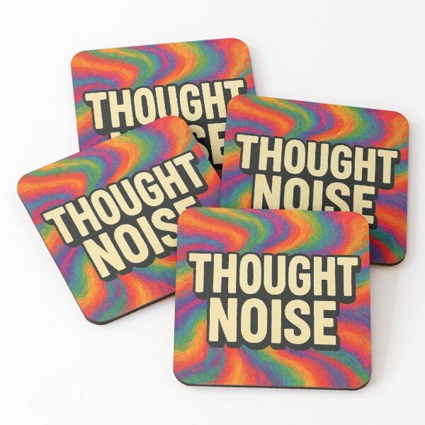 Item preview, THOUGHT NOISE – Vibrant Abstract Poster for Mental Clutter & Inner Distraction designed and sold by Aesthread.
