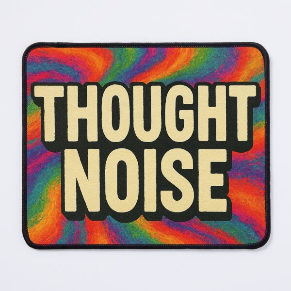 Item preview, THOUGHT NOISE – Vibrant Abstract Poster for Mental Clutter & Inner Distraction designed and sold by Aesthread.