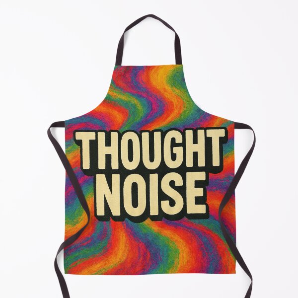 Item preview, THOUGHT NOISE – Vibrant Abstract Poster for Mental Clutter & Inner Distraction designed and sold by Aesthread.