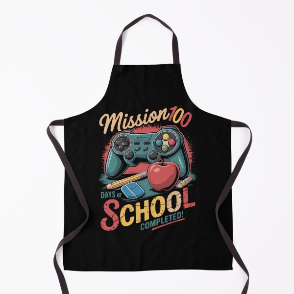 Item preview, Mission 100 Days Of School Completed Gamer Kids 100th Day designed and sold by blueyeeti.