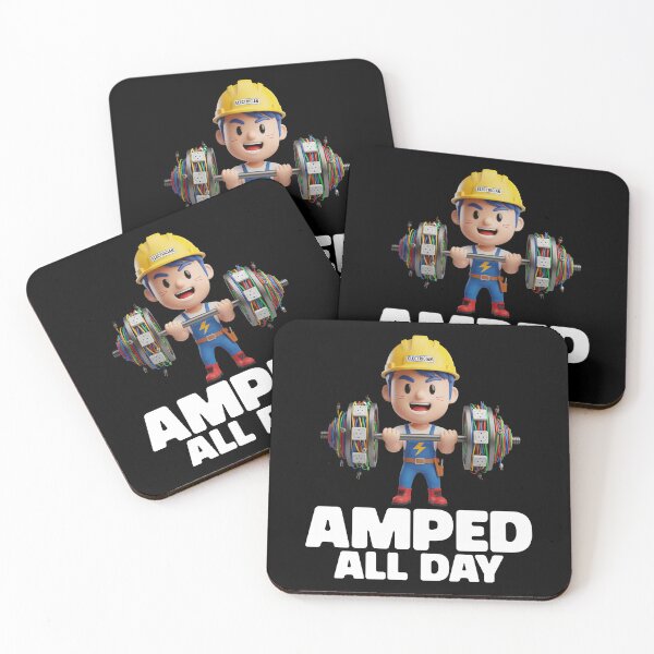 Item preview, AMPED ALL DAY - ELECTRICIAN designed and sold by KEF Custom.