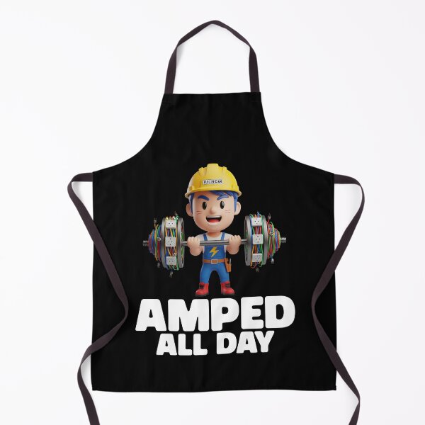 Item preview, AMPED ALL DAY - ELECTRICIAN designed and sold by KEF Custom.