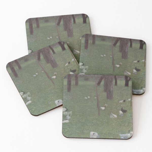 Item preview, after the rain garden with chickens in st agatha  by Gustav Klimt designed and sold by Jimenezzayy.