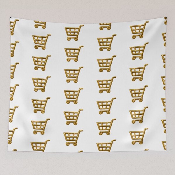 Item preview, Gold shopping cart balloon isolated on transparent background, AI Generated designed and sold by dvoevnore.