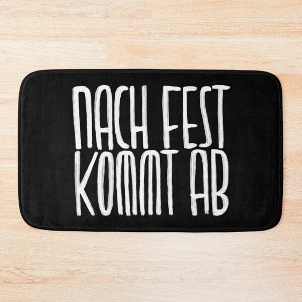 Item preview, Nach fest kommt ab, Handwerker Spruch designed and sold by badlydrawnbabe.