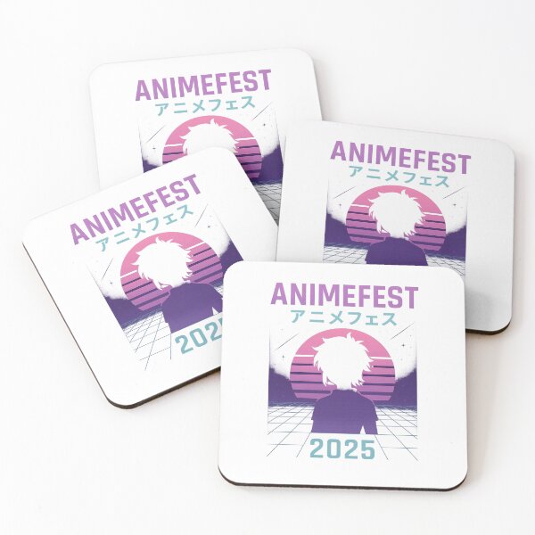 Item preview, Retro Anime Sunset – Vaporwave Anime Convention 2025 Design designed and sold by Fantsy-world.