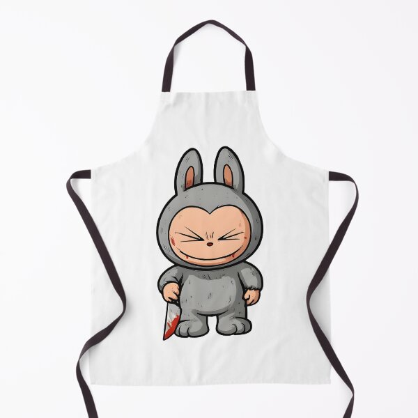 Item preview, Possessed Labubu - Gray Squint designed and sold by BlinkPop.