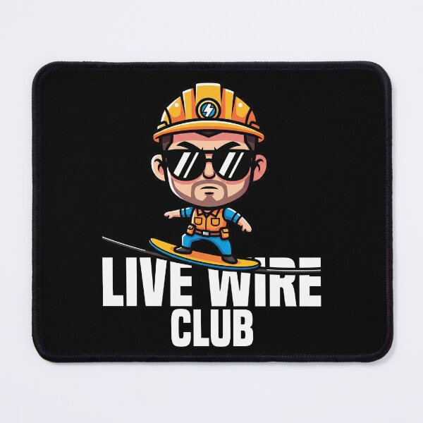 Item preview, LIVE WIRE CLUB - ELECTRICIAN designed and sold by KEF Custom.