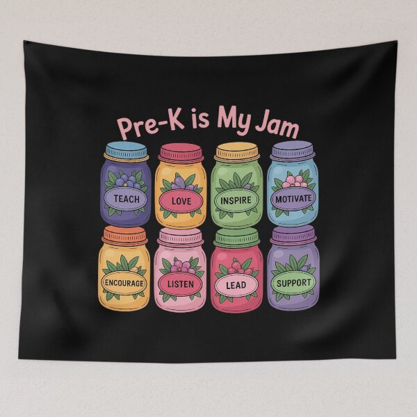 Item preview, Pre K Is My Jam Back To School Teacher Students designed and sold by blueyeeti.