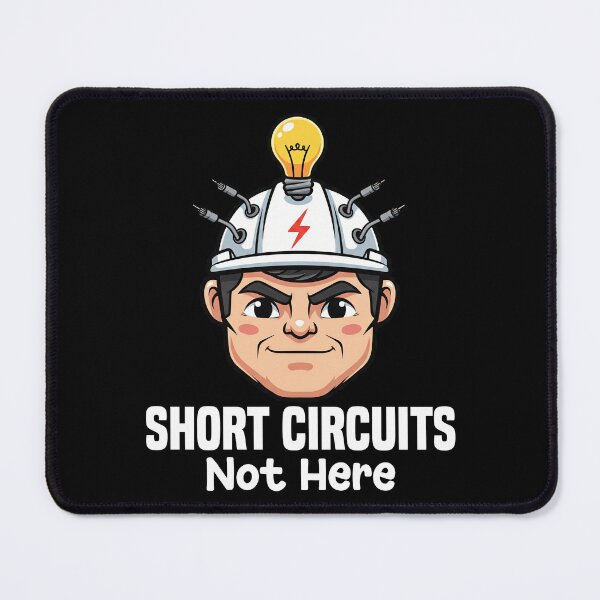 Item preview, SHORT CIRCUITS NOT HERE - ELECTRICIAN designed and sold by KEF Custom.