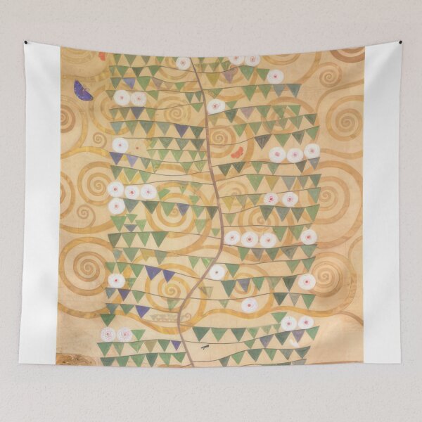 Item preview, cartoon for the frieze of the villa stoclet in brussels right part of the tree of life 1909  by Gustav Klimt designed and sold by Jimenezzayy.