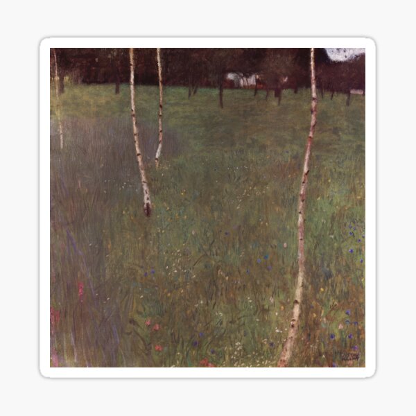 Aperçu de l'œuvre fermes avec des bouleaux par Gustav Klimt créée et vendue par Jimenezzayy.