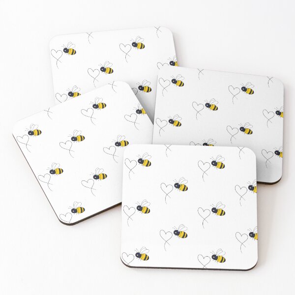 Item preview, Lovable Bumblebee Heart  designed and sold by AdibaArt.
