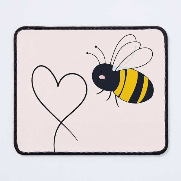 Item preview, Lovable Bumblebee Heart  designed and sold by AdibaArt.