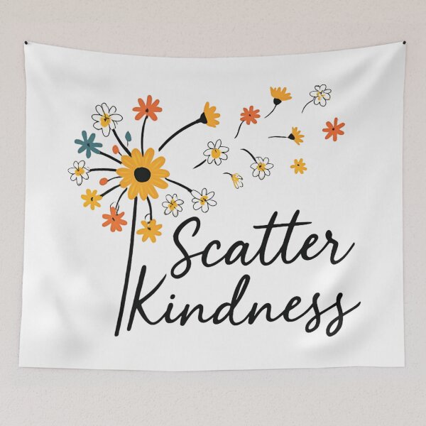 Item preview, Scatter Kindness Inspirational Dandelion Floral Women Gift designed and sold by Blok45.