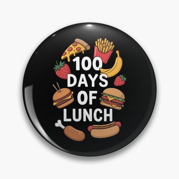 Artikelvorschau, Schulcafeteria-Mitarbeiterin Lunch Lady 100 Tage Mittagessen entworfen und verkauft von blueyeeti.