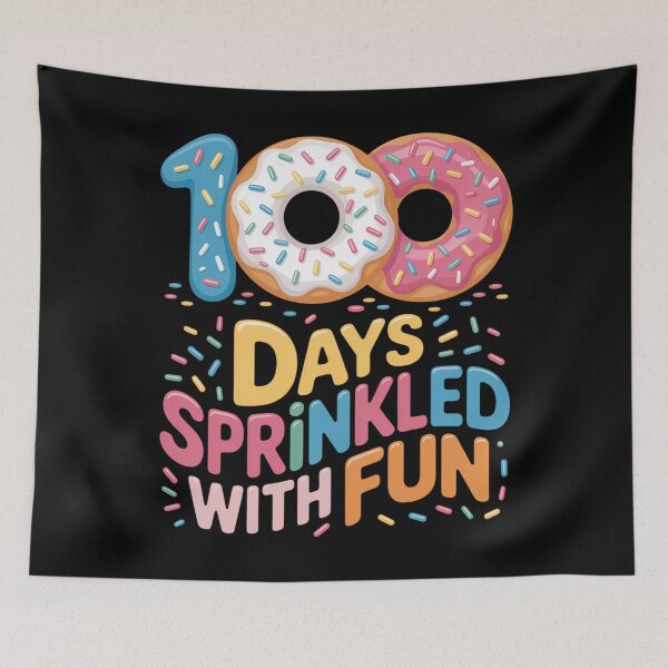 Item preview, school girls kindergarten 100th day of school designed and sold by blueyeeti.