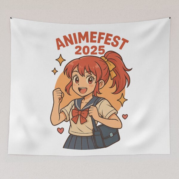 Item preview, Cute Retro Anime Girl – Anime Convention 2025 Kawaii Design designed and sold by Fantsy-world.