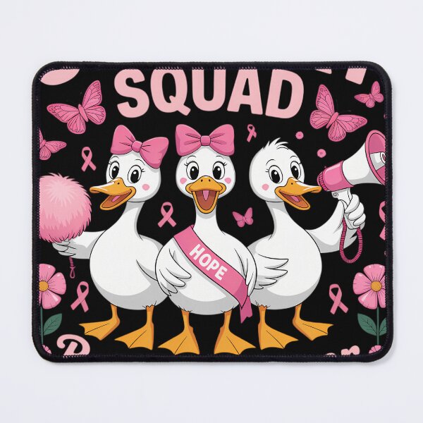 Item preview, Support Breast Cancer Awareness Cute Funny Goose designed and sold by blueyeeti.
