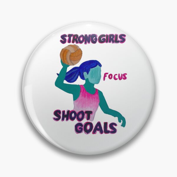 Item preview, Netball Strong Girls Shoot Goals designed and sold by Kerry T.