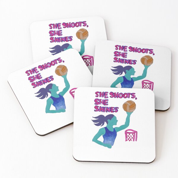 Item preview, Netball She Shoots She Shines designed and sold by Kerry T.