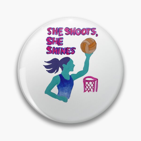 Item preview, Netball She Shoots She Shines designed and sold by Kerry T.
