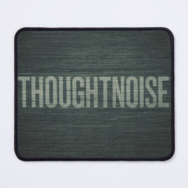 Item preview, THOUGHTNOISE – Gritty Minimalist Poster for Mental Chatter & Cognitive Burnout designed and sold by Aesthread.