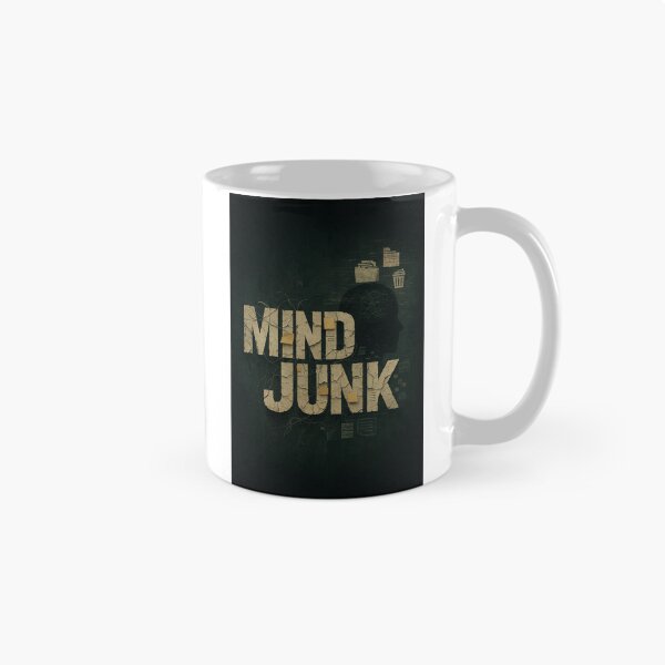 Item preview, MINDJUNK – Gritty Poster for Mental Clutter, Thought Loops & Cognitive Chaos designed and sold by Aesthread.