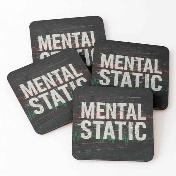 Item preview, Mental Static – Distorted Brainwave Poster for the Distracted Mind designed and sold by Aesthread.