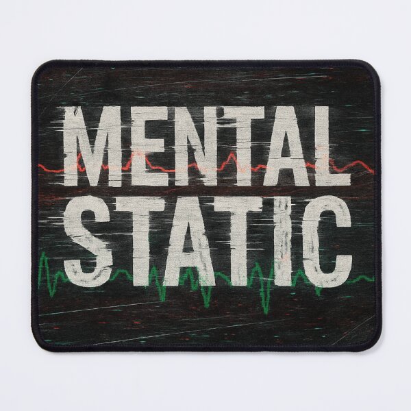 Item preview, Mental Static – Distorted Brainwave Poster for the Distracted Mind designed and sold by Aesthread.
