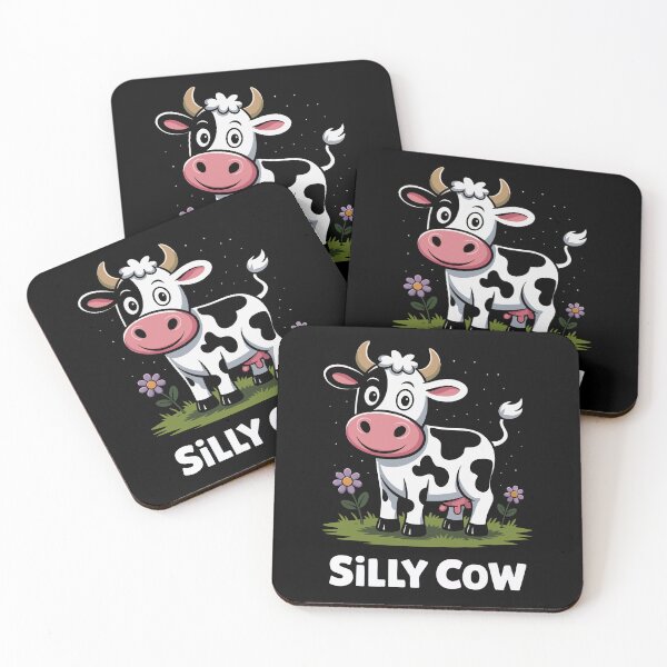 Item preview, Silly Cartoon Cow designed and sold by 89BLACK.