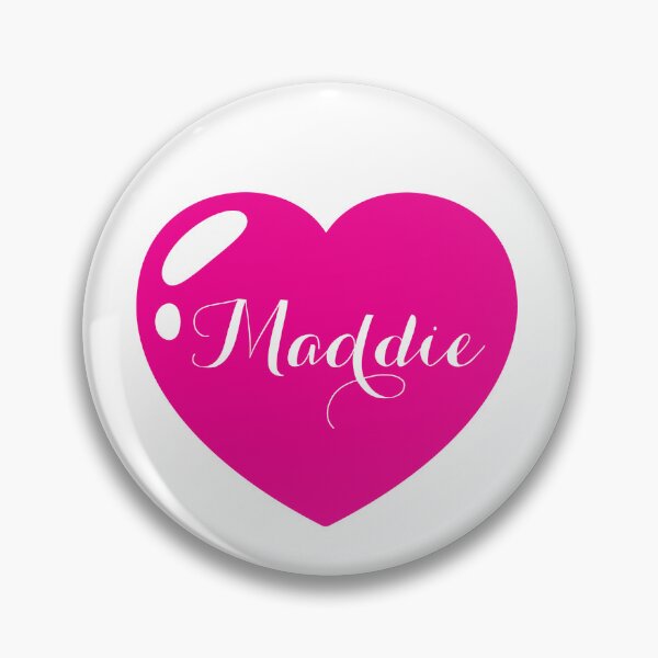 Item preview, Maddie Name with hot pink Heart  designed and sold by Monika Howarth.