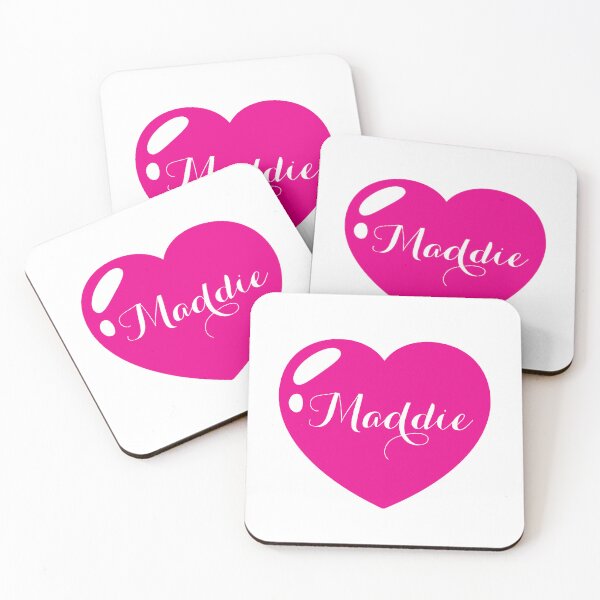 Item preview, Maddie Name with hot pink Heart  designed and sold by Monika Howarth.