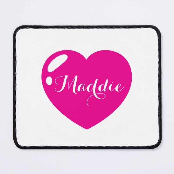 Item preview, Maddie Name with hot pink Heart designed and sold by Monika Howarth.