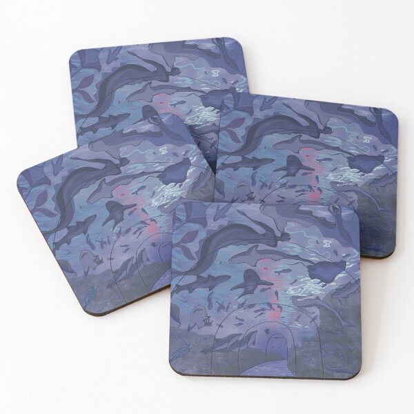 Item preview, Purple aquarium mermaids - Mermay  designed and sold by SorceressApprentice.