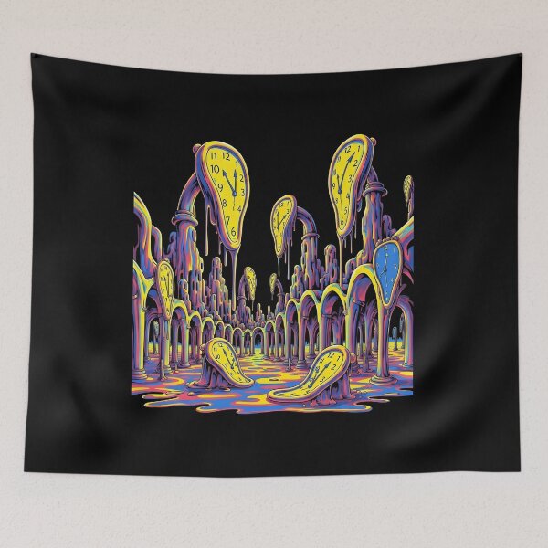 Item preview, Drip of Time – Surreal Melting Clock Cathedral designed and sold by JaroPrints.