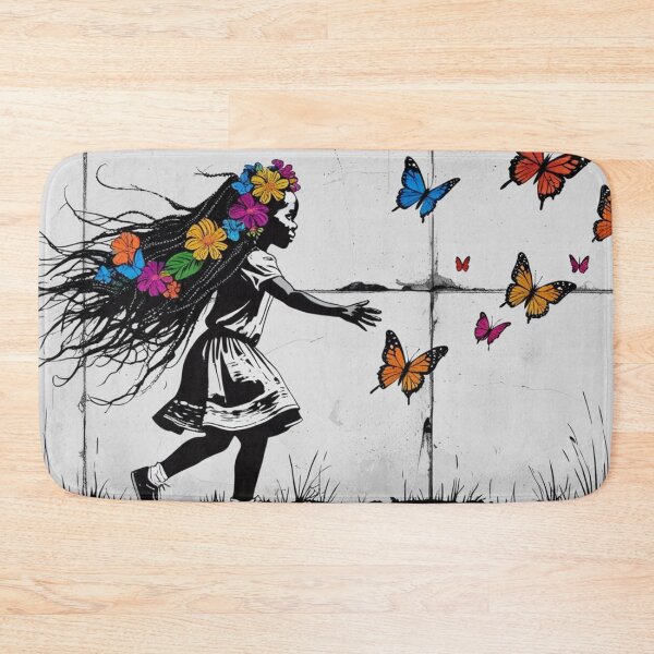 Item preview, Girl Chasing Colorful Butterflies  designed and sold by AlinaSCorner.